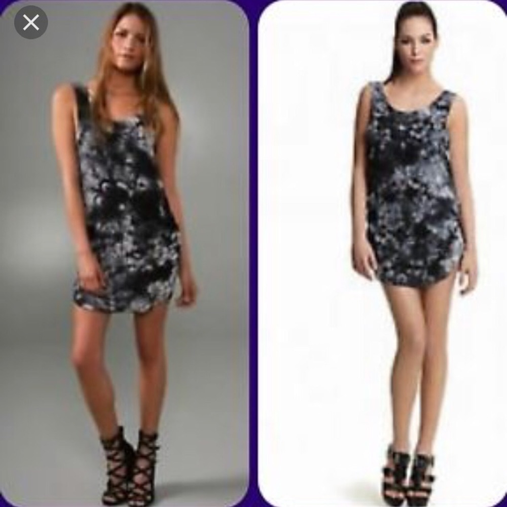 Alice + Olivia Chain Back Tie Dye dress M